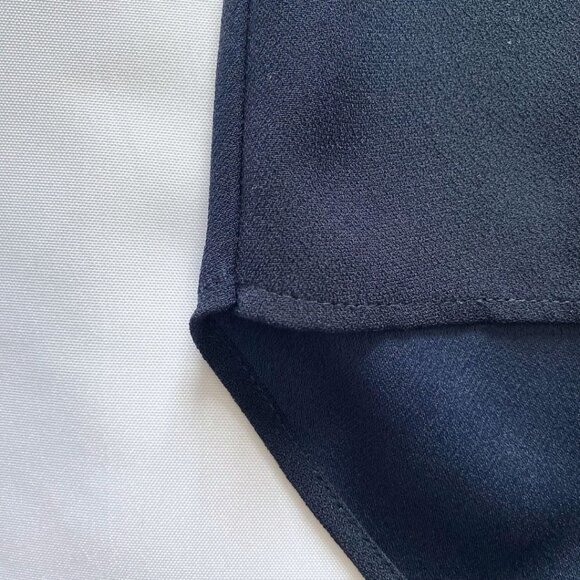 TED BAKER VANIAH NAVY TANK BLOUSE EASY LONGLINE TOP - M - Picture 9 of 10